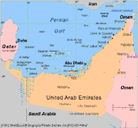 Нажмите, чтобы увидеть крупную карту ОАЭ